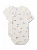 Sanetta Body 2er-Set Uni/Esel