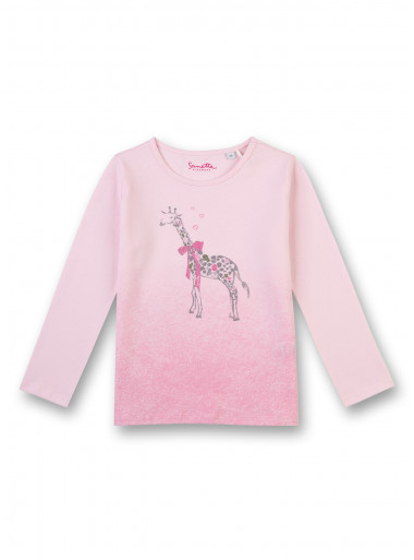 Sanetta Kidswear Langarmshirt Giraffe