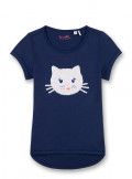 Sanetta Kidswear T-Shirt Wendepailletten Katze