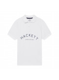 Hackett Poloshirt mit Logoprint