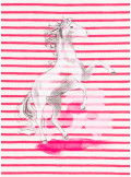 Sanetta Unterhemd mit Pferd gestreift