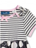 Sanetta Kidswear Kleid Streifen/Punkte