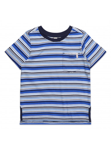 Esprit T-Shirt Streifen-Look mit Brusttasche
