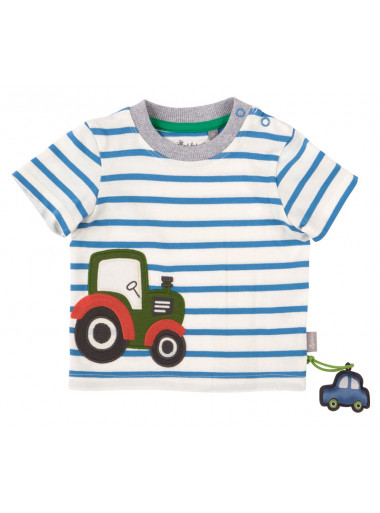 Sigikid T-Shirt mit Traktor gestreift