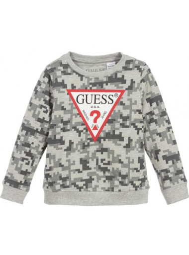 Guess Sweater Mustermix mit Logoprint